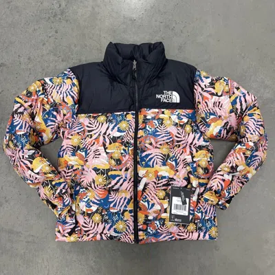 Pre-owned The North Face International Womens Day Print 1996 Retro Nuptse 700 Down Limited In Multicolor