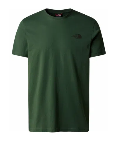 The North Face Item O-neck Short-sleeved T-shirt In Green
