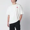 The North Face Ivory T-shirt With Logo Patch In White