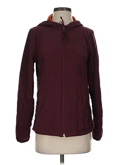Pre-owned The North Face Jacket In Burgundy