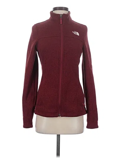 Pre-owned The North Face Jacket In Burgundy