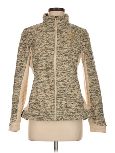 Pre-owned The North Face Jacket In Gold