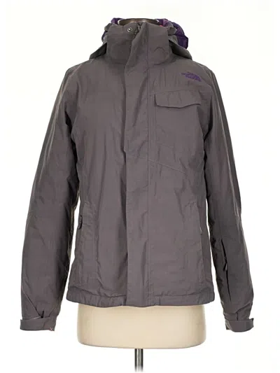 Pre-owned The North Face Jacket In Gray