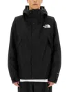 The North Face Dryvent Mono Black Jacket With Logo Printed On The Front In Tech Fabric Man In Tnf Black