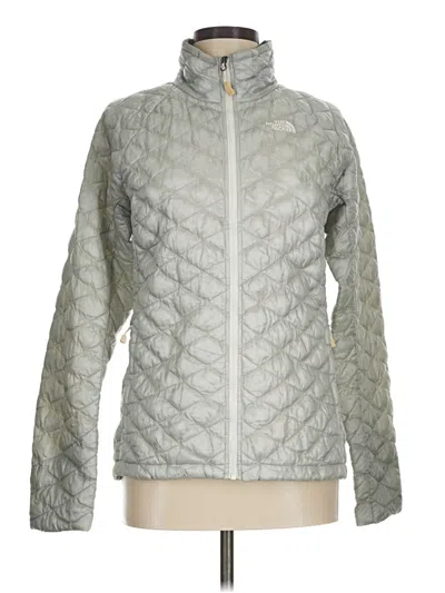 Pre-owned The North Face Jacket In Silver