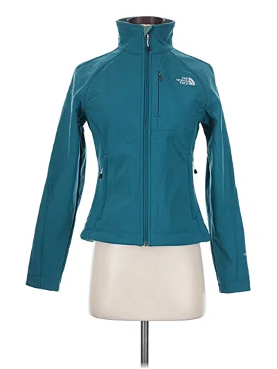 Pre-owned The North Face Jacket In Teal