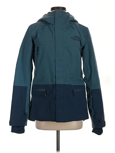 Pre-owned The North Face Jacket In Teal
