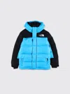 The North Face Hooded Padded Coat In Blue
