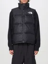 The North Face Mens 1996 Retro Nuptse High-neck Shell-down Vest Black In Black
