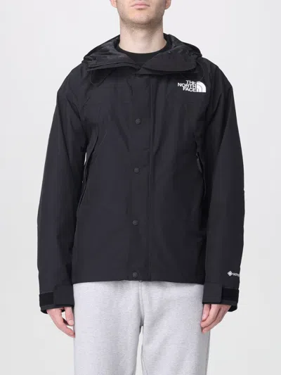 The North Face Embroidered-logo Hooded Jacket In Black
