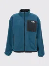 The North Face Versatile Jacket With High Collar And Pockets In Blue