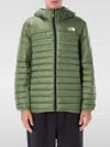 The North Face Hooded Quilted Padded Jacket In Green