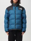 The North Face Mens Lhotse Brand-embroidery Regular-fit Shell-down Jacket Midnight Petrol Xl In Petroleum Blue