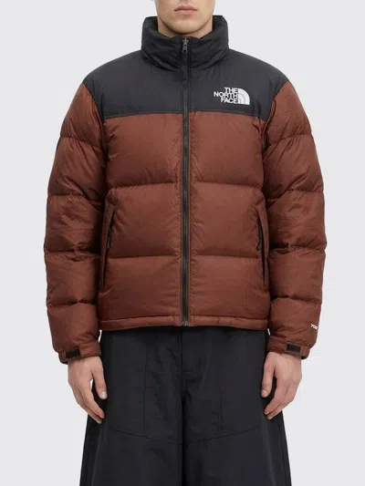 The North Face Brown Color Block High Neck Jacket