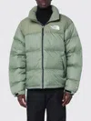 The North Face Retro Nuptse 1996 Bark Mist Down Jacket In Green