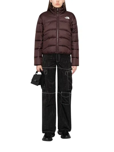 The North Face Jacket With Logo In Brown