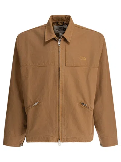 THE NORTH FACE JACKETS BROWN