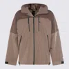 The North Face Eg Devils Thumb Grid-pattern Hooded Jacket In Brown