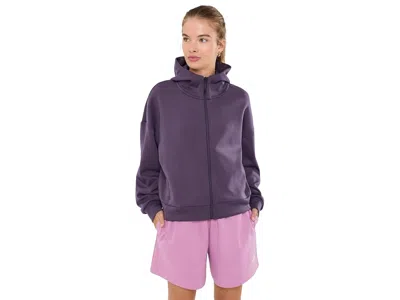 The North Face Jaida Full Zip Hooded Jacket Women's Coat Endless Dusk: Lg, Elastane/polyester In Purple