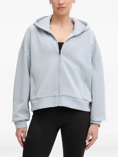 The North Face Jaida Zip-up Drop-shoulder Hoodie In Blue