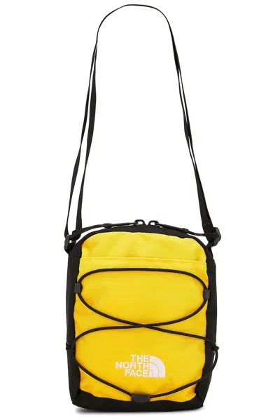 The North Face Jester Crossbody In Summit Gold & Tnf Black