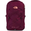 The North Face Jester Luxe Backpack In Boysenberry/coral Metallic