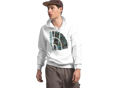 The North Face Jumbo Half Dome Hoodie Men'swhite Long Sleeve Pullover Asm158 In White