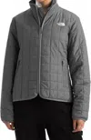 The North Face Junction Insulated Parka Jacket In Smoked Pearl