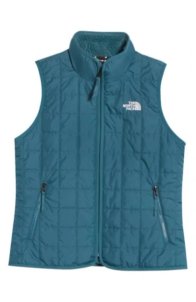 The North Face Junction Quilted Heatseeker Eco Vest In Blue