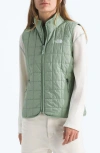 The North Face Junction Quilted Heatseeker Eco Vest In Green
