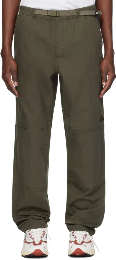 The North Face Khaki Beta Utility Belted Trousers In New Taupe Green 21l