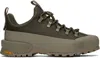 The North Face Khaki Glenclyffe Low Street Sneakers In 8or New Taupe Green/