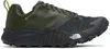 The North Face Khaki Offtrail Tr Gore-tex Trail Running Sneakers In Taupe Green/grey 79k