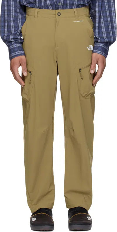 The North Face Khaki Packable Loose Cargo Pants In Orange