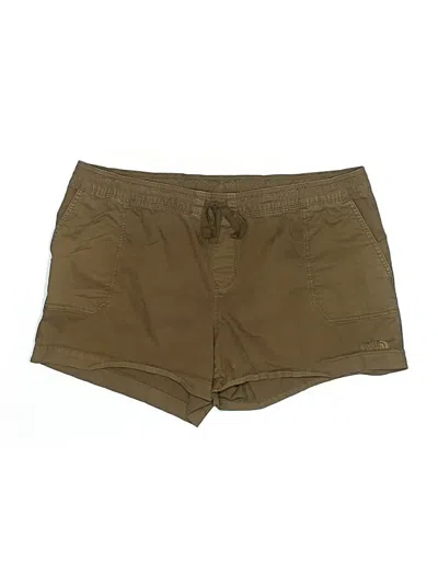 Pre-owned The North Face Khaki Shorts In Brown