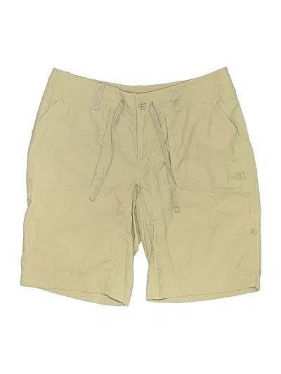 Pre-owned The North Face Khaki Shorts In Brown