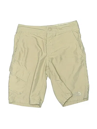 Pre-owned The North Face Kids' Khaki Shorts In Brown