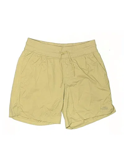 Pre-owned The North Face Khaki Shorts In Gold