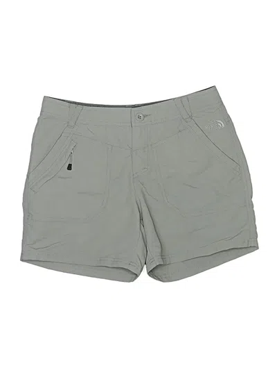 Pre-owned The North Face Khaki Shorts In Gray
