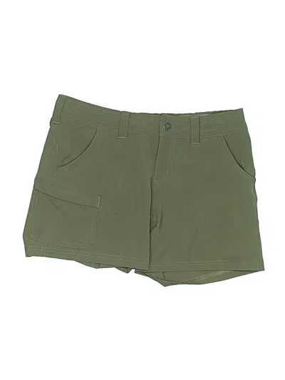 Pre-owned The North Face Khaki Shorts In Green