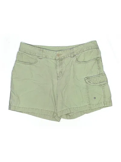Pre-owned The North Face Khaki Shorts In Green