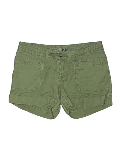 Pre-owned The North Face Khaki Shorts In Green