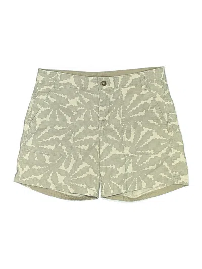 Pre-owned The North Face Khaki Shorts In Green