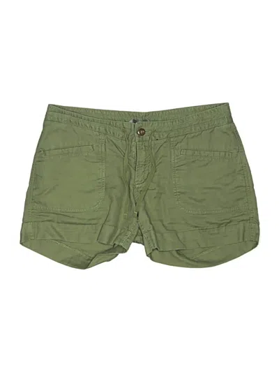 Pre-owned The North Face Khaki Shorts In Green