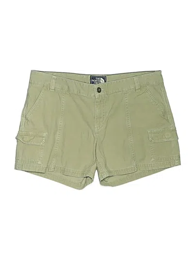 Pre-owned The North Face Khaki Shorts In Green