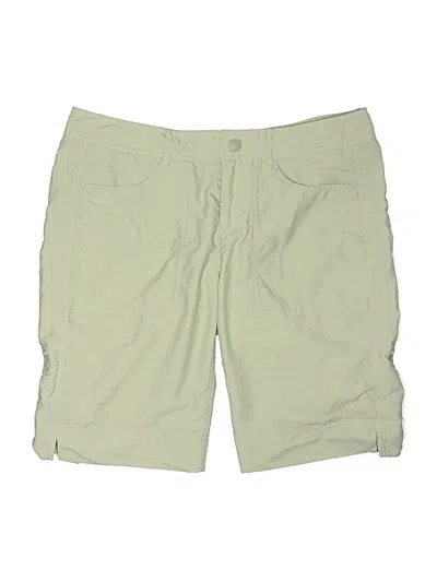 Pre-owned The North Face Khaki Shorts In Green