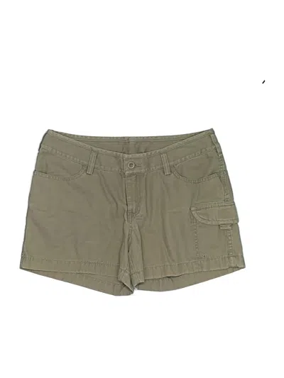 Pre-owned The North Face Khaki Shorts In Green