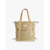 THE NORTH FACE MENS BOREALIS BRAND-PRINT RECYCLED-NYLON TOTE BAG KHAKI STONE