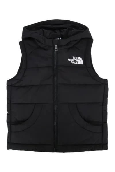 The North Face Kids' Ki D Hooded Vest In Black