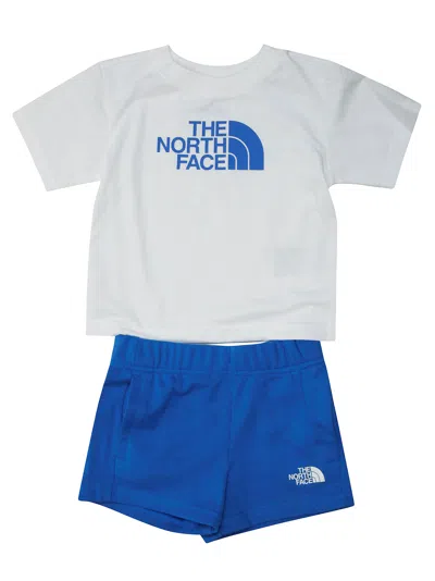 The North Face Kid Cotton Summer Set--tnfwht/heroblu In Blue